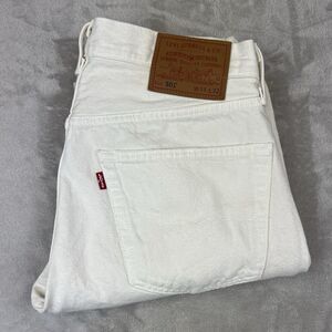 Levi’s 501 Premium White Denim Jeans Men’s 31x32 Button Fly Copper Rivets USA